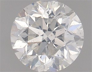 Picture of Natural Diamond 0.90 Carats, Round with Fair Cut, H Color, SI2 Clarity and Certified by HRD