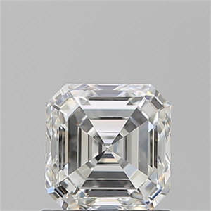 Picture of Natural Diamond 1.10 Carats, Asscher with  Cut, G Color, VVS1 Clarity and Certified by GIA