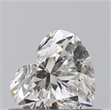 Natural Diamond 0.41 Carats, Heart with  Cut, F Color, VVS1 Clarity and Certified by GIA