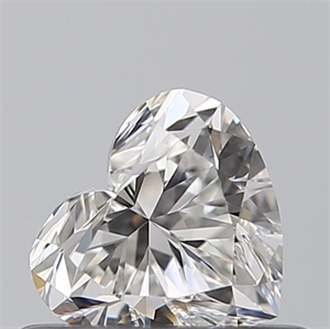 Picture of Natural Diamond 0.41 Carats, Heart with  Cut, F Color, VVS1 Clarity and Certified by GIA
