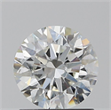 Natural Diamond 1.12 Carats, Round with Excellent Cut, H Color, SI1 Clarity and Certified by GIA
