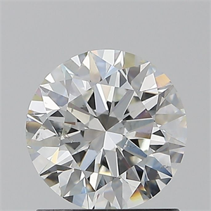 Picture of Natural Diamond 1.12 Carats, Round with Excellent Cut, H Color, SI1 Clarity and Certified by GIA