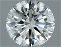 Natural Diamond 0.75 Carats, Round with Excellent Cut, H Color, VVS2 Clarity and Certified by GIA