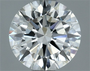 Picture of Natural Diamond 0.75 Carats, Round with Excellent Cut, H Color, VVS2 Clarity and Certified by GIA