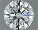 Natural Diamond 0.50 Carats, Round with Excellent Cut, L Color, SI2 Clarity and Certified by GIA