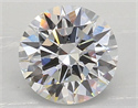 Lab Grown Diamond 1.40 Carats, Round with Ideal Cut, D Color, VS1 Clarity and Certified by IGI