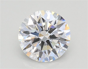 Picture of Lab Grown Diamond 1.04 Carats, Round with Ideal Cut, D Color, VVS2 Clarity and Certified by IGI