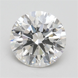 Picture of Lab Grown Diamond 2.61 Carats, Round with Ideal Cut, G Color, VS1 Clarity and Certified by IGI