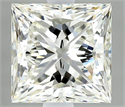 Natural Diamond 1.09 Carats, Princess with  Cut, H Color, VVS2 Clarity and Certified by IGI