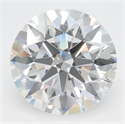 Lab Grown Diamond 3.28 Carats, Round with Excellent Cut, D Color, VVS2 Clarity and Certified by GIA