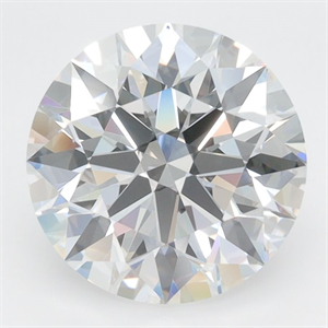 Picture of Lab Grown Diamond 3.28 Carats, Round with Excellent Cut, D Color, VVS2 Clarity and Certified by GIA