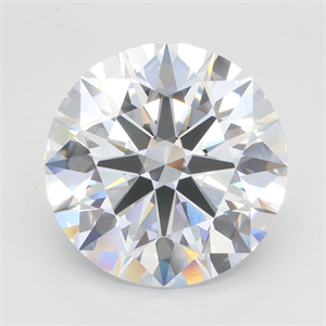 Picture of Lab Grown Diamond 7.14 Carats, Round with Ideal Cut, F Color, VVS1 Clarity and Certified by IGI