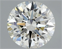 Diamante Natural 1.50 quilates, Redondo , Color J, claridad VVS2 y certificado GIA