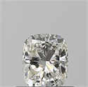 Natural Diamond 0.50 Carats, Cushion with  Cut, I Color, VVS1 Clarity and Certified by GIA