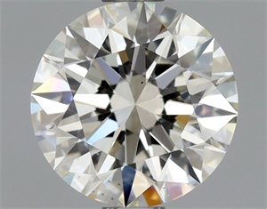 Picture of Natural Diamond 1.05 Carats, Round with Excellent Cut, I Color, VS2 Clarity and Certified by GIA