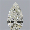 Natural Diamond 0.42 Carats, Pear with  Cut, I Color, VS2 Clarity and Certified by IGI