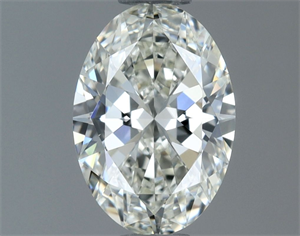 Picture of Natural Diamond 0.60 Carats, Oval with  Cut, H Color, IF Clarity and Certified by IGI