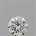 Diamante Natural 0.62 quilates, Redondo , Color E, claridad VVS1 y certificado GIA