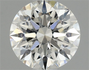Picture of Natural Diamond 0.73 Carats, Round with Excellent Cut, G Color, VVS2 Clarity and Certified by GIA
