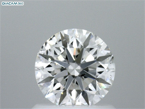 Picture of Natural Diamond 0.98 Carats, Round with Excellent Cut, E Color, SI2 Clarity and Certified by GIA
