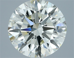 Picture of Natural Diamond 2.94 Carats, Round with Excellent Cut, K Color, VVS1 Clarity and Certified by IGI