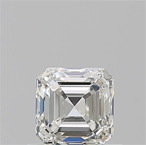 Picture of Natural Diamond 0.70 Carats, Asscher with  Cut, I Color, VVS2 Clarity and Certified by GIA