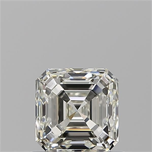 Picture of Natural Diamond 0.90 Carats, Asscher with  Cut, K Color, VVS1 Clarity and Certified by GIA