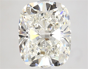 Foto Diamante Natural 5.04 quilates, Del cojín , Color H, claridad VVS2 y certificado GIA de