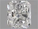 Natural Diamond 0.52 Carats, Radiant with  Cut, F Color, VS1 Clarity and Certified by GIA