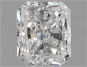 Natural Diamond 0.52 Carats, Radiant with  Cut, F Color, VS1 Clarity and Certified by GIA