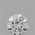 Diamante Natural 0.40 quilates, Redondo , Color H, claridad VVS2 y certificado GIA