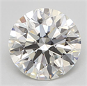 Natural Diamond 0.71 Carats, Round with Excellent Cut, J Color, VS2 Clarity and Certified by GIA