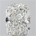Natural Diamond 3.50 Carats, Cushion with  Cut, G Color, SI1 Clarity and Certified by GIA