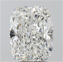 Natural Diamond 3.50 Carats, Cushion with  Cut, G Color, SI1 Clarity and Certified by GIA