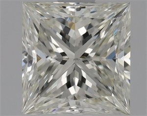 Picture of Natural Diamond 1.01 Carats, Princess with  Cut, J Color, VS2 Clarity and Certified by GIA