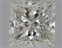 Natural Diamond 1.01 Carats, Princess with  Cut, J Color, VS2 Clarity and Certified by GIA