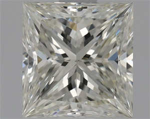 Picture of Natural Diamond 1.01 Carats, Princess with  Cut, J Color, VS2 Clarity and Certified by GIA