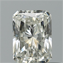 Natural Diamond 0.50 Carats, Radiant with  Cut, H Color, VVS1 Clarity and Certified by IGI