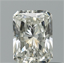 Natural Diamond 0.50 Carats, Radiant with  Cut, H Color, VVS1 Clarity and Certified by IGI