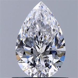 Picture of Natural Diamond 0.70 Carats, Pear with  Cut, D Color, VS1 Clarity and Certified by GIA