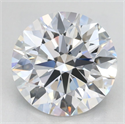 Lab Grown Diamond 2.48 Carats, Round with Excellent Cut, D Color, VVS1 Clarity and Certified by GIA