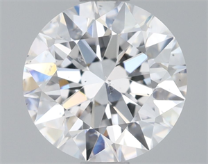 Picture of Natural Diamond 0.90 Carats, Round with Excellent Cut, D Color, SI1 Clarity and Certified by GIA