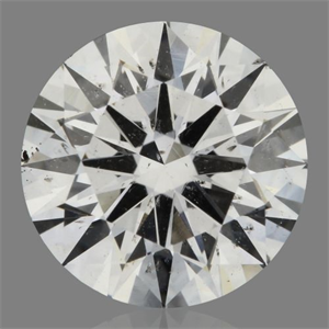 Picture of Natural Diamond 0.90 Carats, Round with Very Good Cut, D Color, SI2 Clarity and Certified by GIA