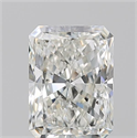 Natural Diamond 1.20 Carats, Radiant with  Cut, H Color, SI1 Clarity and Certified by GIA