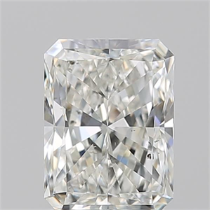 Foto Diamante Natural 1.20 quilates, Radiante , Color H, claridad SI1 y certificado GIA de
