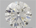 Diamante Natural 0.70 quilates, Redondo , Color F, claridad SI1 y certificado IGI