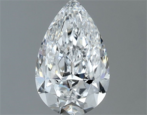 Picture of Natural Diamond 0.80 Carats, Pear with  Cut, D Color, VS1 Clarity and Certified by GIA
