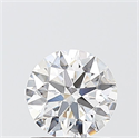 Lab Grown Diamond 1.04 Carats, Round with Ideal Cut, D Color, VS1 Clarity and Certified by IGI