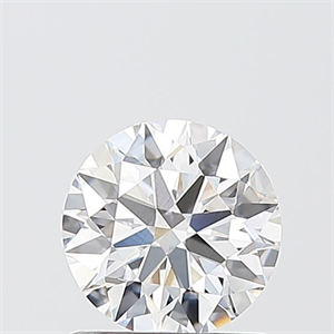 Picture of Lab Grown Diamond 1.04 Carats, Round with Ideal Cut, D Color, VS1 Clarity and Certified by IGI