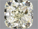 Natural Diamond 1.01 Carats, Cushion with  Cut, N Color, SI2 Clarity and Certified by GIA